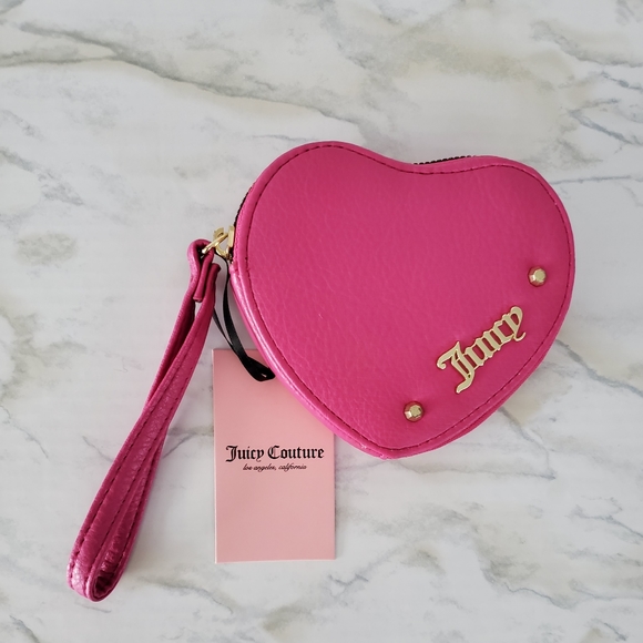 New Juicy Couture Heart Wristlet 💝 - Picture 1 of 12